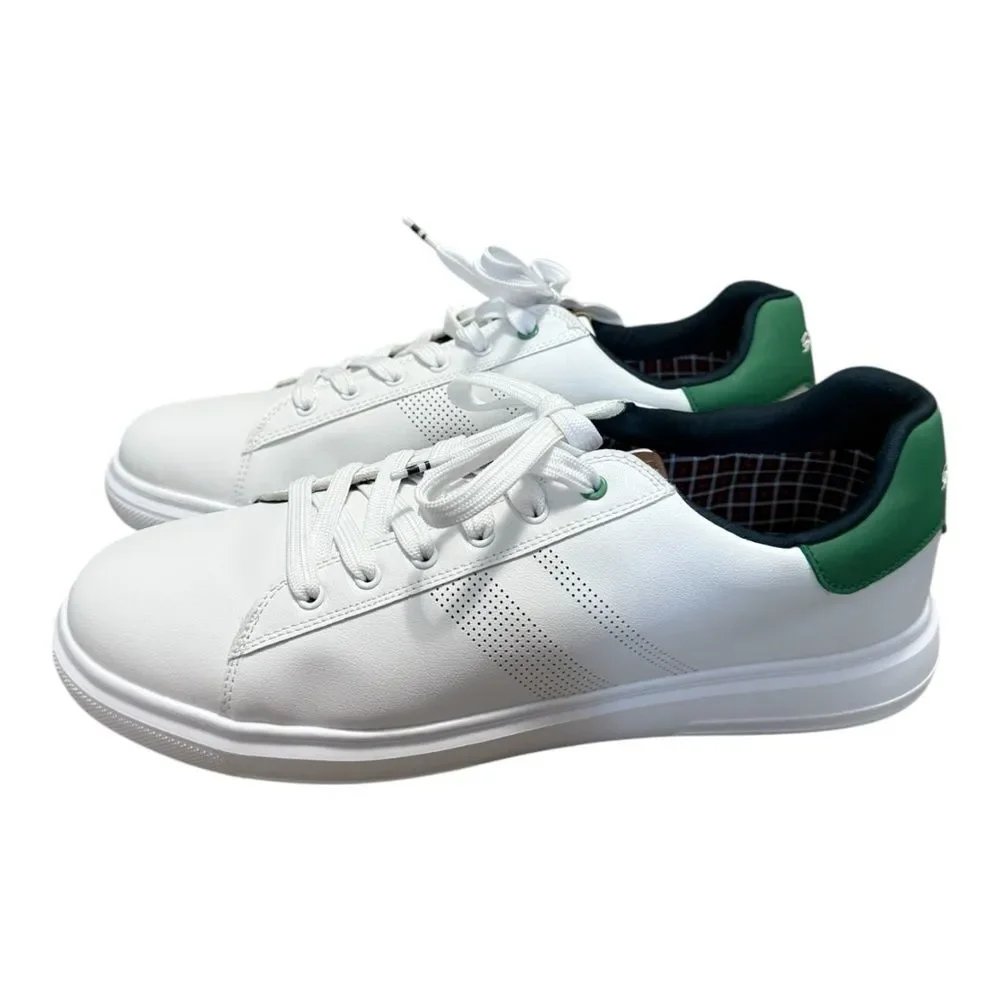 NEW BEN SHERMAN Hardie Low Top white green size 12 men’s